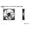 be quiet! Light Wings LX 120 mm PWM Reverse Melns datora korpusa ventilators 12 cm 1 gab.