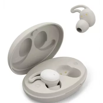Hama Spirit Calm austiņas True Wireless Stereo (TWS) ievietojamās zvaniem/mūzikai Bluetooth bēšā, baltā krāsā