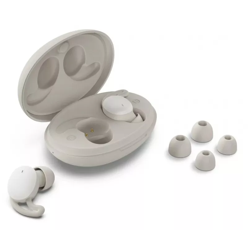 Hama Spirit Calm austiņas True Wireless Stereo (TWS) ievietojamās zvaniem/mūzikai Bluetooth bēšā, baltā krāsā