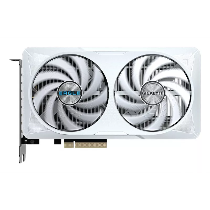 GIGABYTE GeForce RTX 5060 EAGLE OC ICE 8G grafiskā karte - 8 GB GDDR7, 128 bitu, PCI-E 5.0, 2550 MHz kodola frekvence, 3 x DisplayPort, 1 x HDMI, GV-N5060EAGLEOC ICE-8GD