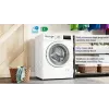 Priekšējās ielādes veļas mašīna Bosch WAN2405MPL, 7 kg, 1200 apgr./min, A enerģijas klase, LED displejs, balta