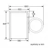 Priekšējās ielādes veļas mašīna Bosch WAN2405MPL, 7 kg, 1200 apgr./min, A enerģijas klase, LED displejs, balta