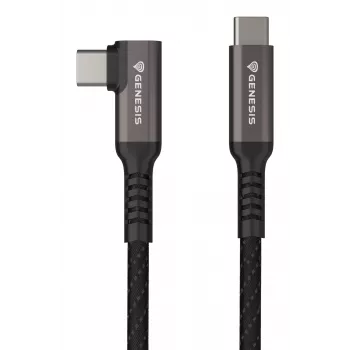 GENESIS NVC-2219 USB kabelis USB 3.2 Gen 2 (3.1 Gen 2) 5 m USB C Melns, Pelēks