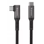 GENESIS NVC-2219 USB kabelis USB 3.2 Gen 2 (3.1 Gen 2) 5 m USB C Melns, Pelēks