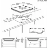 Electrolux Serie 500 EIT60433CT Melna Iebūvējama 60 cm Zonu indukcijas plīts virsma 4 zona(s)