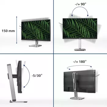 Philips 5000 sērijas 24B2G5200/00 datora monitors 60,5 cm (23,8 collas) 1920 x 1080 pikseļi Full HD LCD Antracīts
