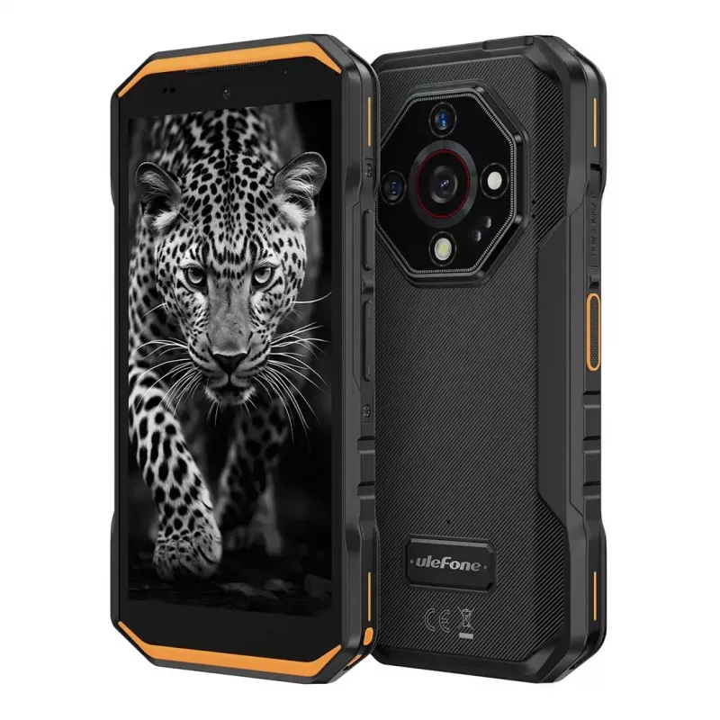 Izturīgs viedtālrunis UleFone Armor X32 6,0 collu 6 GB RAM 128 GB krātuve Spilgti oranžs, Energoefektivitātes klase B