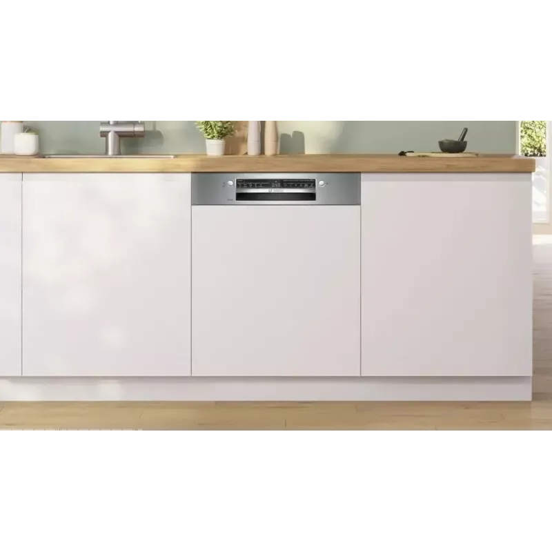 Iebūvējamā trauku mazgājamā mašīna Bosch SMI2ITS09E — pilnizmēra 60 cm, 13 galda piederumu komplektiem, 44–46 dB, energoefektivitātes klase E