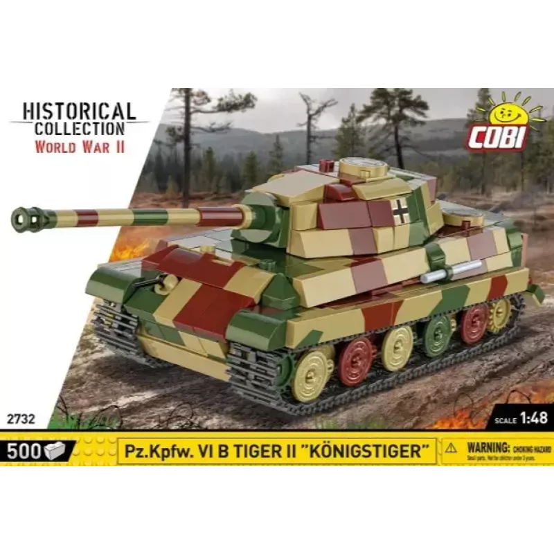 Plastmasas modeļu komplekts Cobi Pz.Kpfw. VI B Tiger II Königstiger mērogā 1:35 (COBI-2732)
