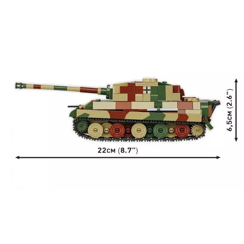 Plastmasas modeļu komplekts Cobi Pz.Kpfw. VI B Tiger II Königstiger mērogā 1:35 (COBI-2732)