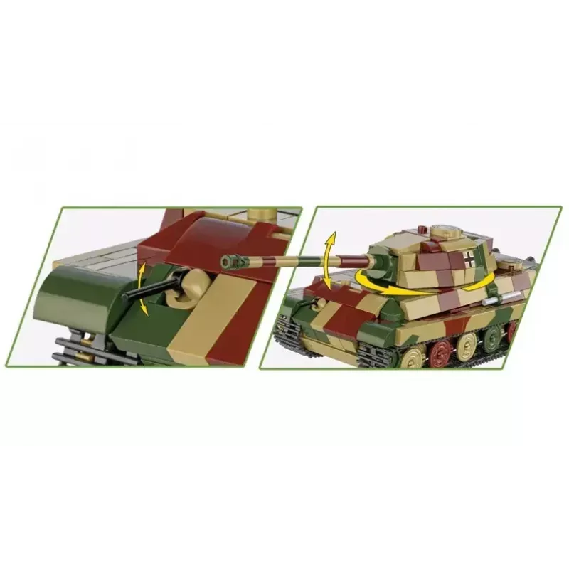 Plastmasas modeļu komplekts Cobi Pz.Kpfw. VI B Tiger II Königstiger mērogā 1:35 (COBI-2732)