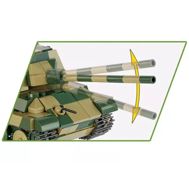 Saliekamais modelis Cobi Panzerjäger Tiger Ausf. B Jagdtiger mērogā 1:35