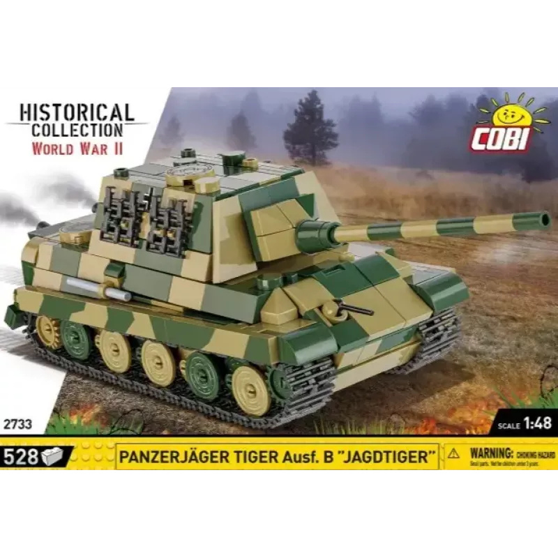 Saliekamais modelis Cobi Panzerjäger Tiger Ausf. B Jagdtiger mērogā 1:35