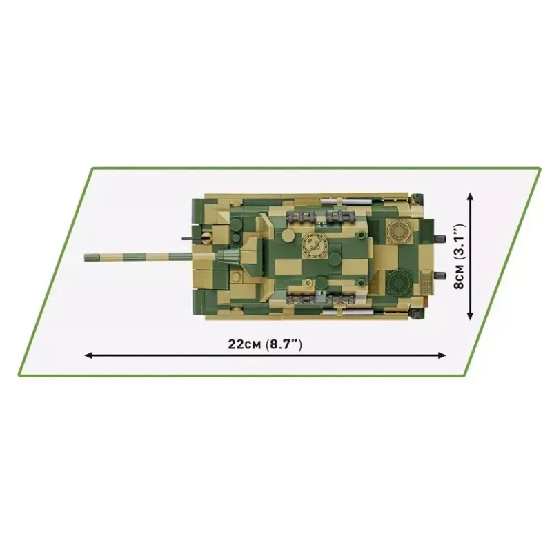 Saliekamais modelis Cobi Panzerjäger Tiger Ausf. B Jagdtiger mērogā 1:35
