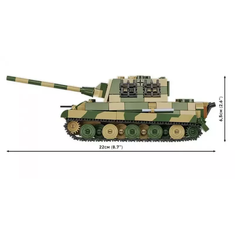 Saliekamais modelis Cobi Panzerjäger Tiger Ausf. B Jagdtiger mērogā 1:35