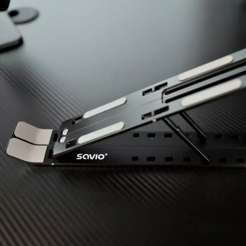 Portatīvā klēpjdatora statīvs SAVIO PB-05 regulējamā augstumā — SAVIO PB-05