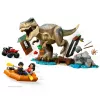 LEGO dinozauru konstruktors T. rex bēgšana pa upi 76975 — 199 detaļas, 2 minifigūras, vecums 5+
