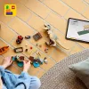LEGO dinozauru konstruktors T. rex bēgšana pa upi 76975 — 199 detaļas, 2 minifigūras, vecums 5+