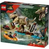 LEGO dinozauru konstruktors T. rex bēgšana pa upi 76975 — 199 detaļas, 2 minifigūras, vecums 5+