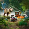 LEGO dinozauru konstruktors T. rex bēgšana pa upi 76975 — 199 detaļas, 2 minifigūras, vecums 5+
