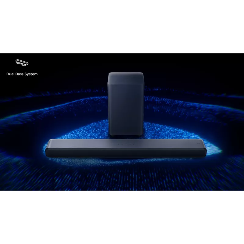 TCL S S55H 2.1 kanālu skaņas josla ar Dolby Atmos, bezvadu zemfrekvences skaļruni un Bluetooth mūzikas straumēšanu
