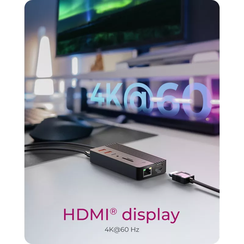 ICY BOX IB-DK4072M-CU31 USB 3.2 Gen 2 (3.1 Gen 1) Type-C melns