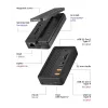 ICY BOX IB-DK4072M-CU31 USB 3.2 Gen 2 (3.1 Gen 1) Type-C melns
