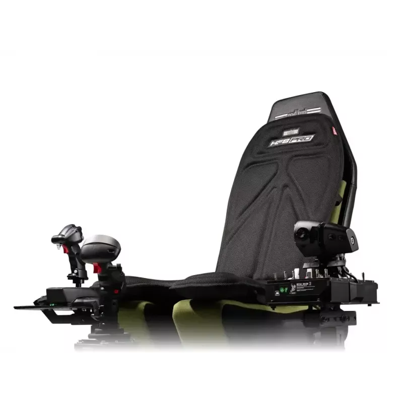 Sacīkšu kontroliera paliktnis Next Level Racing HF8 PRO Haptic Feedback Melns — haptiskās atgriezeniskās saites spēļu paliktnis