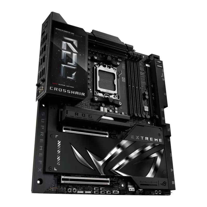 Mātesplate ASUS ROG CROSSHAIR X870E EXTREME — AMD X870E, ligzda AM5, Extended ATX, DDR5, 4 DIMM, Wi‑Fi 7, 5 Gb LAN, 5x M.2