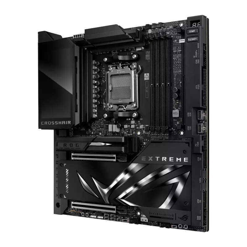 Mātesplate ASUS ROG CROSSHAIR X870E EXTREME — AMD X870E, ligzda AM5, Extended ATX, DDR5, 4 DIMM, Wi‑Fi 7, 5 Gb LAN, 5x M.2