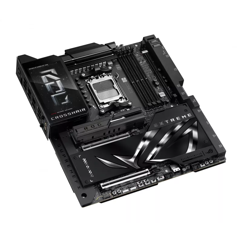 Mātesplate ASUS ROG CROSSHAIR X870E EXTREME — AMD X870E, ligzda AM5, Extended ATX, DDR5, 4 DIMM, Wi‑Fi 7, 5 Gb LAN, 5x M.2