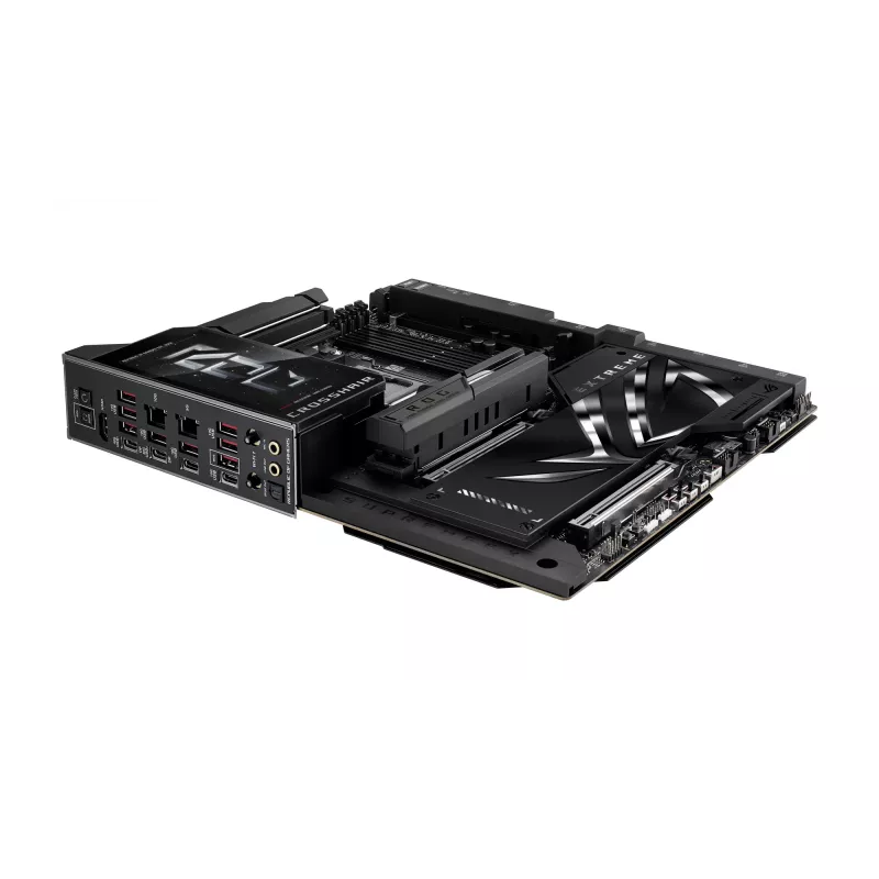 Mātesplate ASUS ROG CROSSHAIR X870E EXTREME — AMD X870E, ligzda AM5, Extended ATX, DDR5, 4 DIMM, Wi‑Fi 7, 5 Gb LAN, 5x M.2