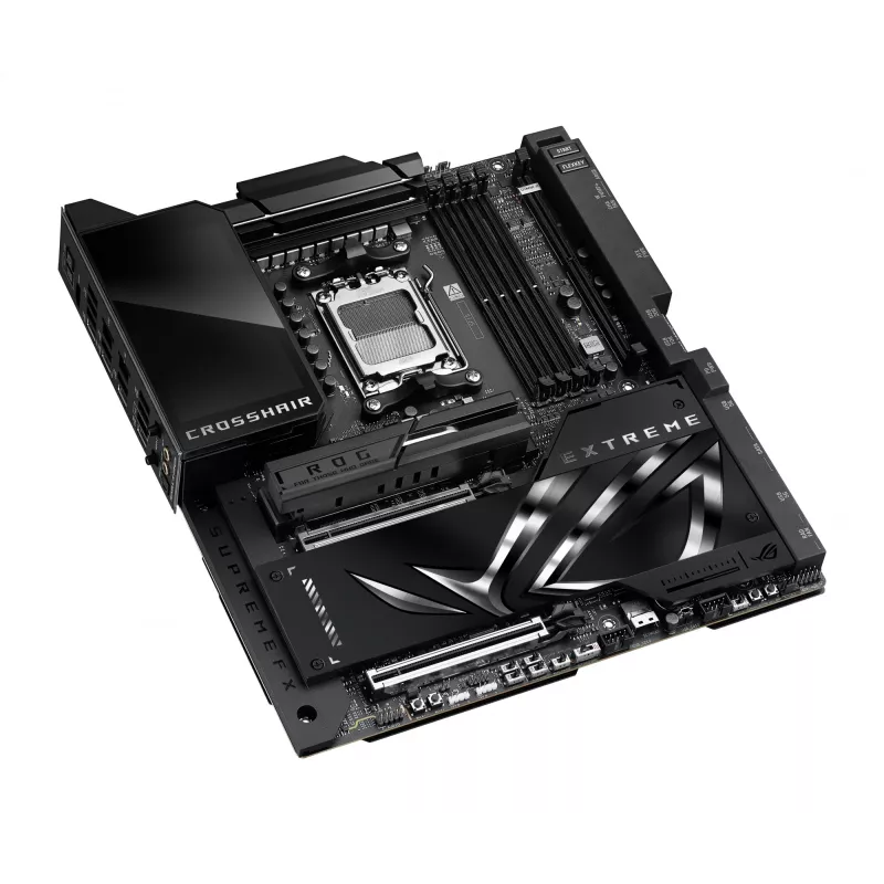 Mātesplate ASUS ROG CROSSHAIR X870E EXTREME — AMD X870E, ligzda AM5, Extended ATX, DDR5, 4 DIMM, Wi‑Fi 7, 5 Gb LAN, 5x M.2