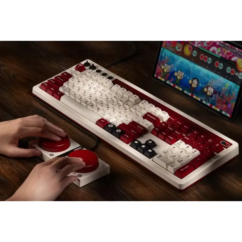 Mehāniskā tastatūra 8Bitdo RET00493 RGB fona apgaismojums kompakta