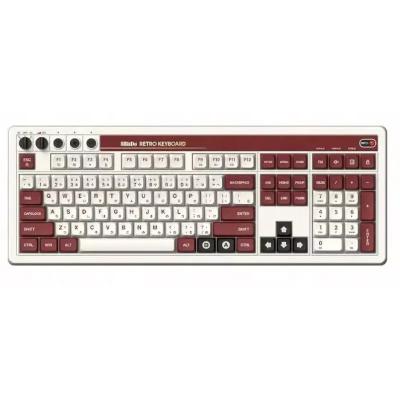 Mehāniskā tastatūra 8Bitdo RET00493 RGB fona apgaismojums kompakta