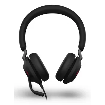 Jabra Evolve2 40 SE austiņas ar vadu, galvas stiprinājums, zvani/mūzika, USB Type-C / USB Type-A, melnas