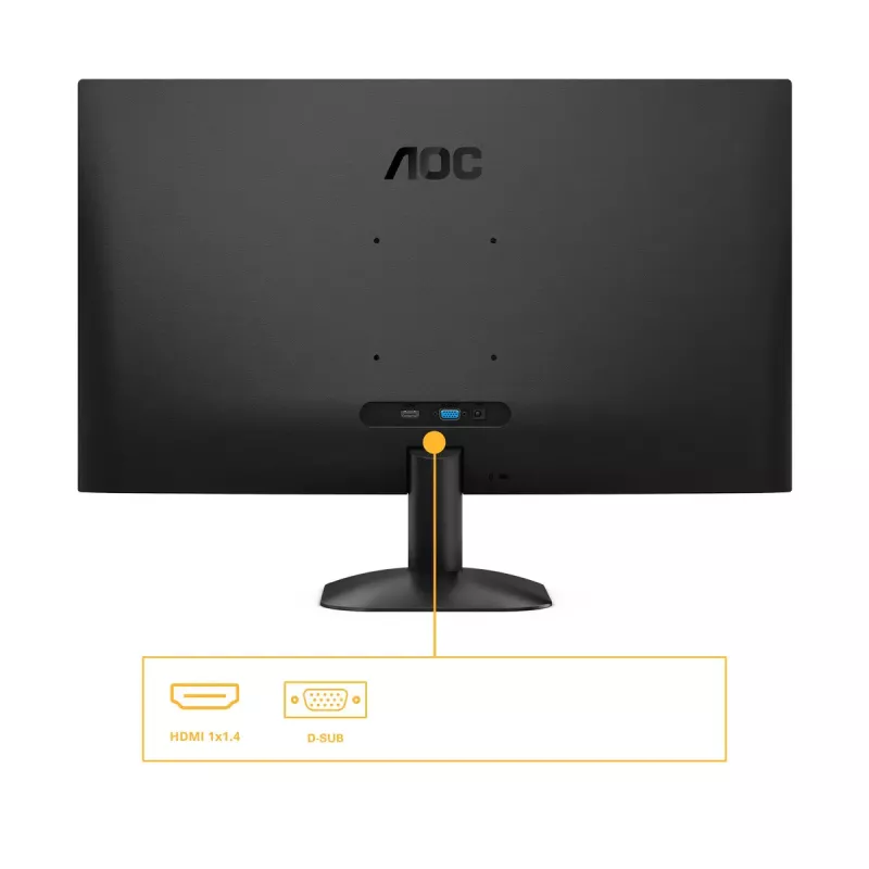 AOC B3 27B31H datora monitors 68,6 cm (27 collas) 1920 x 1080 pikseļi Full HD Melns