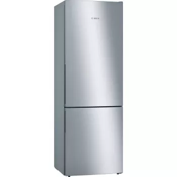 Ledusskapis ar saldētavu Bosch Serie 6 KGE49AICA, brīvstāvošs, nerūsējošais tērauds, 419 L (302 L ledusskapis / 117 L saldētava), A-augstums 2010 mm