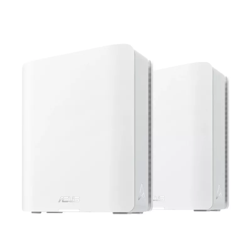 ASUS ZenWiFi BT8 (2 komplekts) Trīsjoslu (2,4 GHz / 5 GHz / 6 GHz) Wi-Fi 7 (802.11be) Balts 3 iekšējās