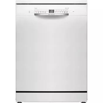 Brīvi stāvoša trauku mazgājamā mašīna Bosch Serie 2 SMS2ITW09E — 13 galda klājumi, 46 dB, 60 cm, siltummaiņa žāvēšana