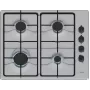 Bosch Serie 2 PBP6B5K80 plīts virsma Nerūsējošais tērauds Iebūvējams 60 cm Gāze 4 zonas