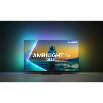 Philips 55OLED820/12 TV 139,7 cm (55 collas) 4K Ultra HD viedtelevizors Wi-Fi Melns