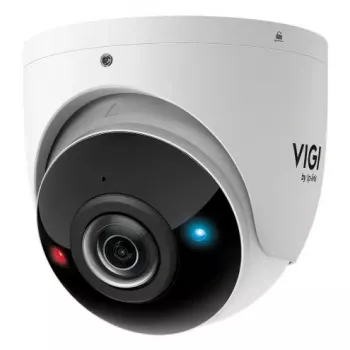 IP drošības kamera TP-Link InSight S485PI āra vadu tornīša tipa 4K 3840×2160, 180° horizontālais objektīvs, stiprinājums pie sienas, balta