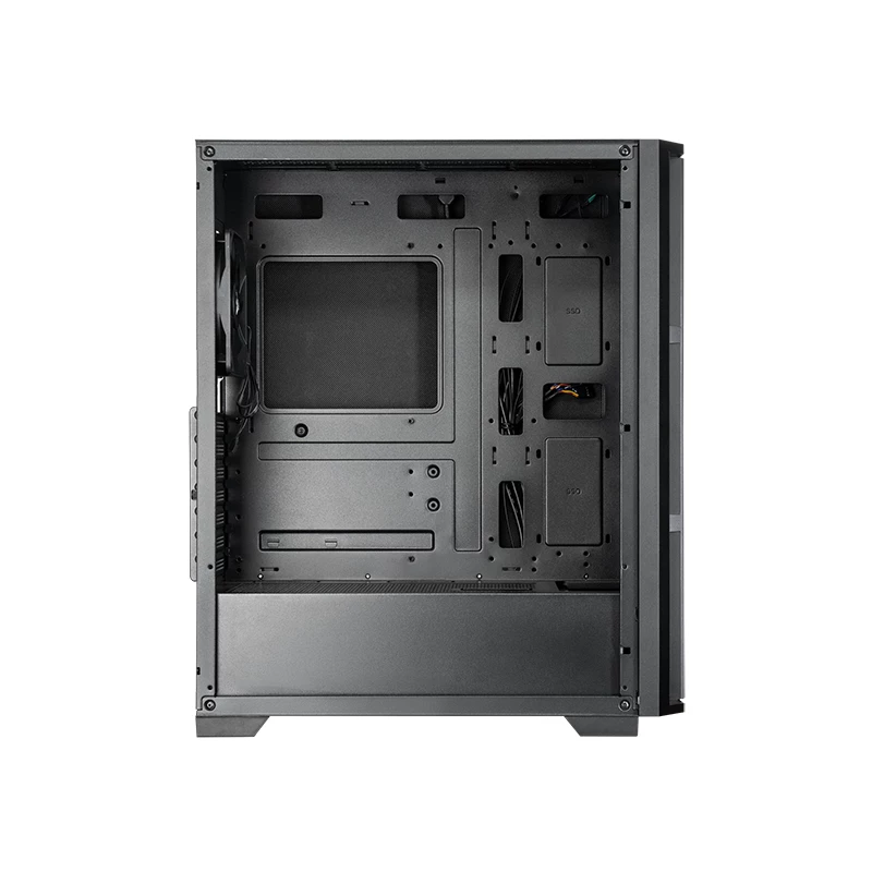 Chieftec AS-02B-OP datora korpuss Midi Tower Melns