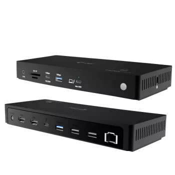 i-tec Thunderbolt4 Triple Display dokstacija + 96W strāvas padeve