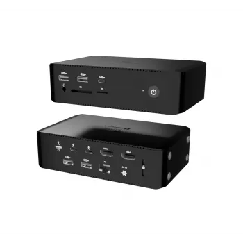 i-tec Thunderbolt5 Quattro Display dokstacija, 5x USB, 2.5 GLAN + Power Delivery 140W