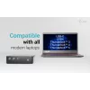 i-tec Thunderbolt5 Quattro Display dokstacija, 5x USB, 2.5 GLAN + Power Delivery 140W