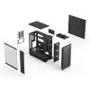 PC korpuss Fractal Design Epoch Melns TG RGB Light Tint Midi Tower Melns