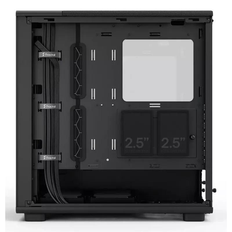PC korpuss Fractal Design Epoch Melns TG RGB Light Tint Midi Tower Melns