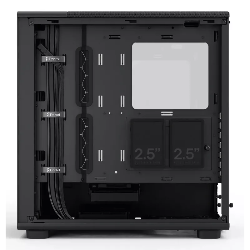 PC korpuss Fractal Design Epoch Melns TG RGB Light Tint Midi Tower Melns